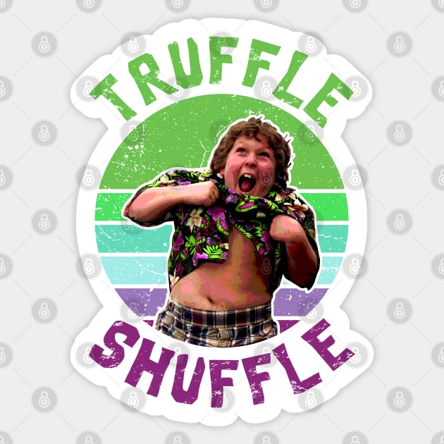 The Goonies Truffle Shuffle Sticker by scribblejuice